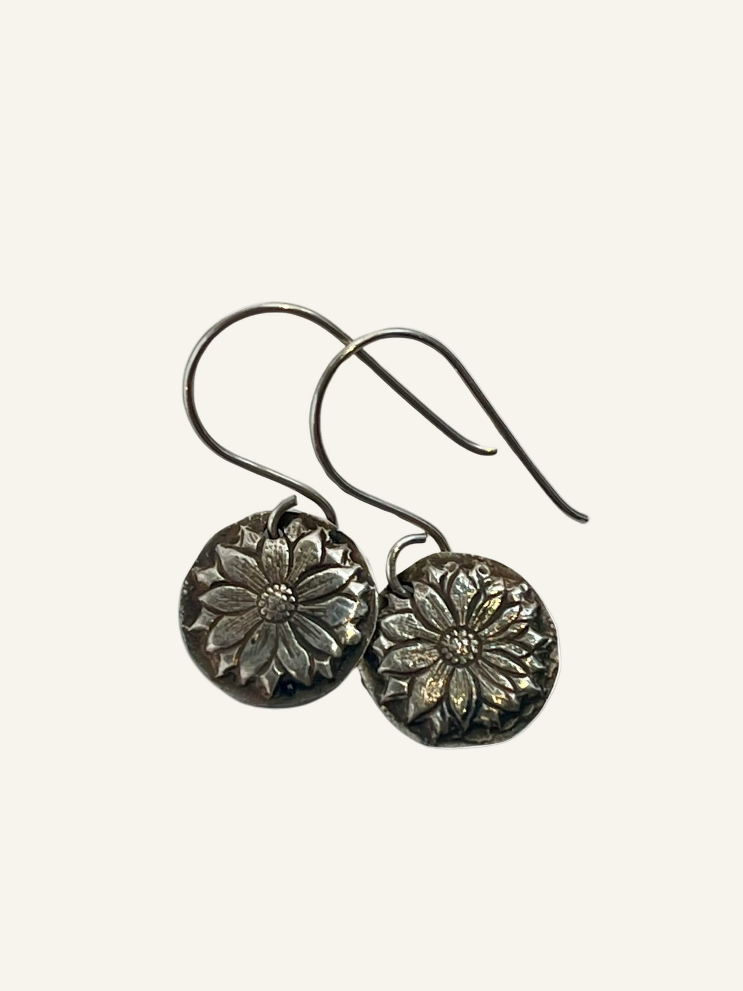 Tropical Poinsettia Sterling Silver Earrings