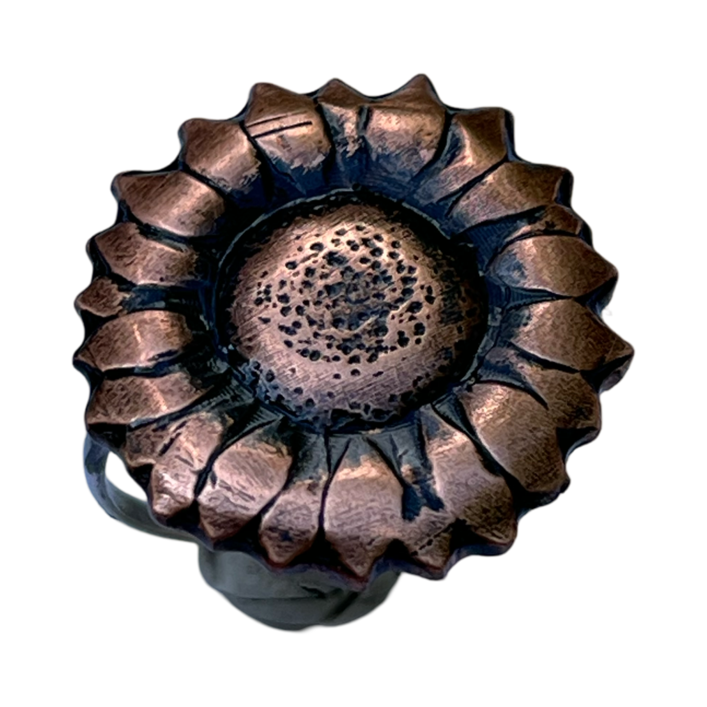 Mixed Metals Sunflower Ring Sz8