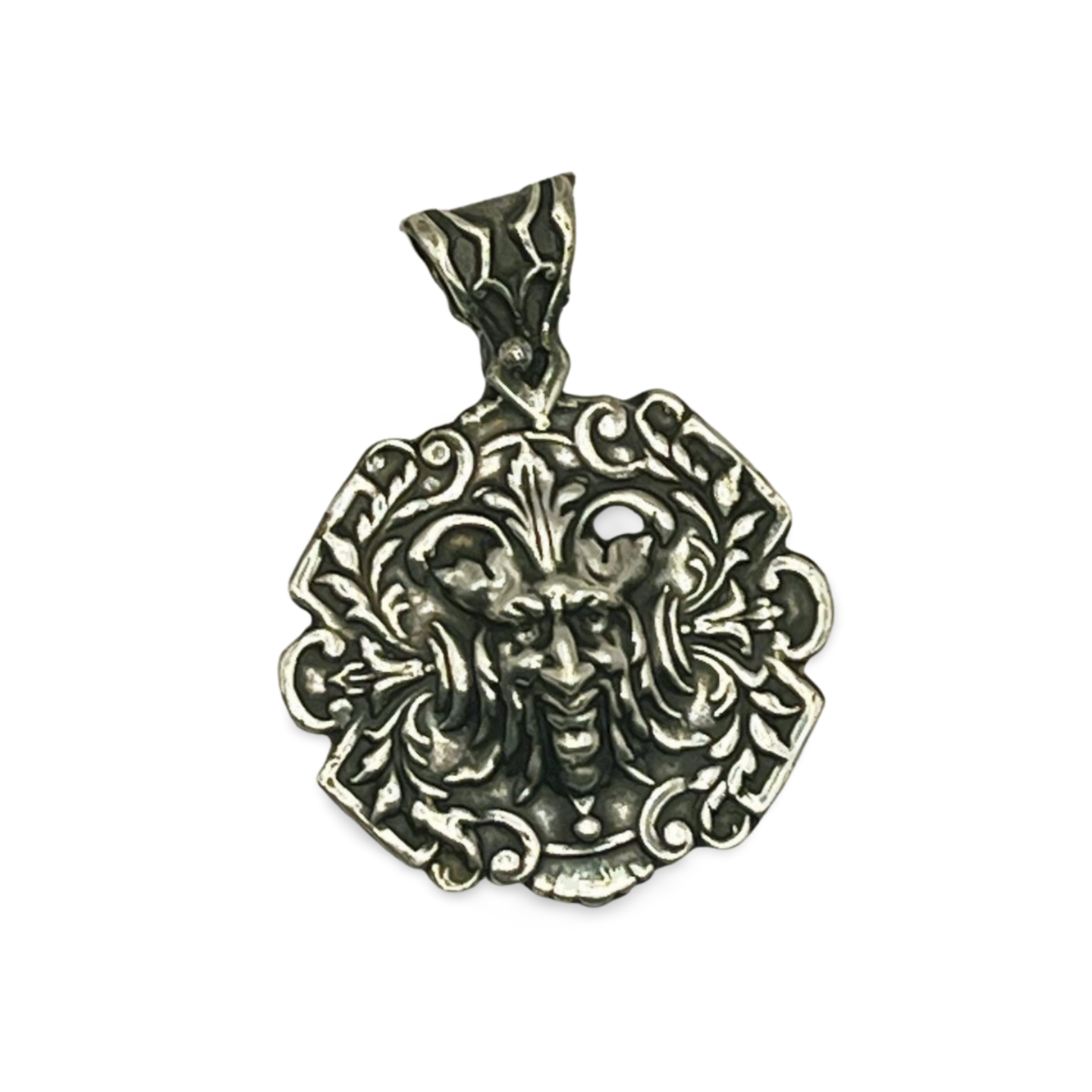 Gothic Greenman Pendant