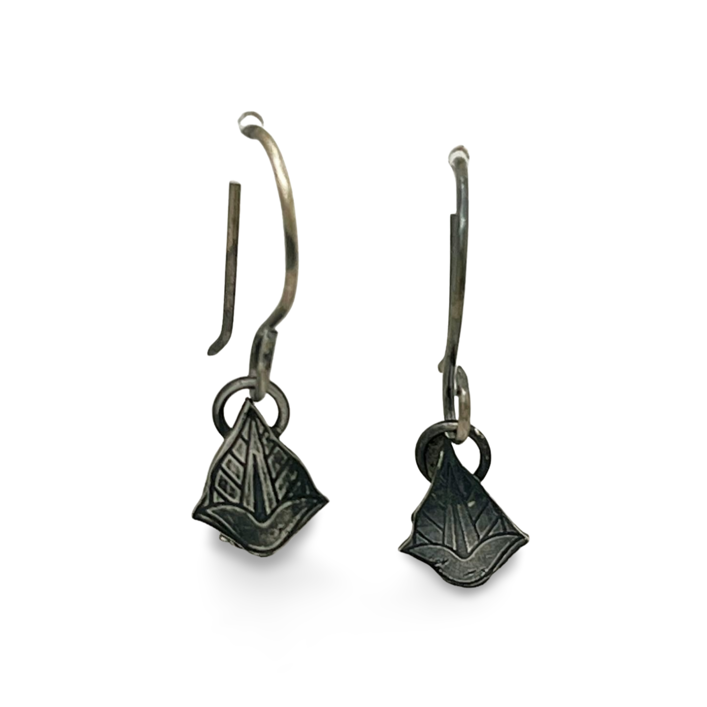 Egyptian Revival Wheat Berry Earrings