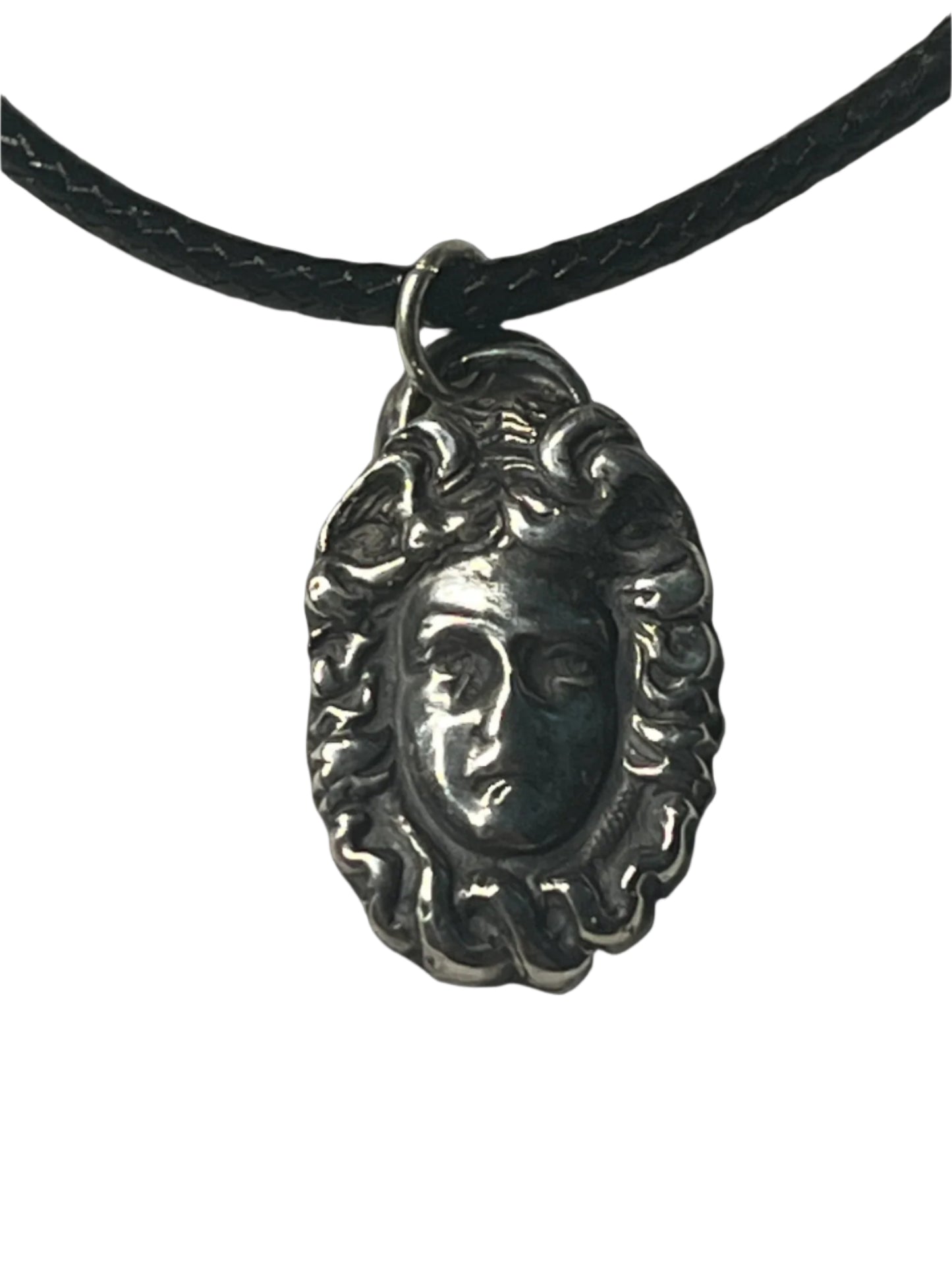 Sterling Medusa Pendant