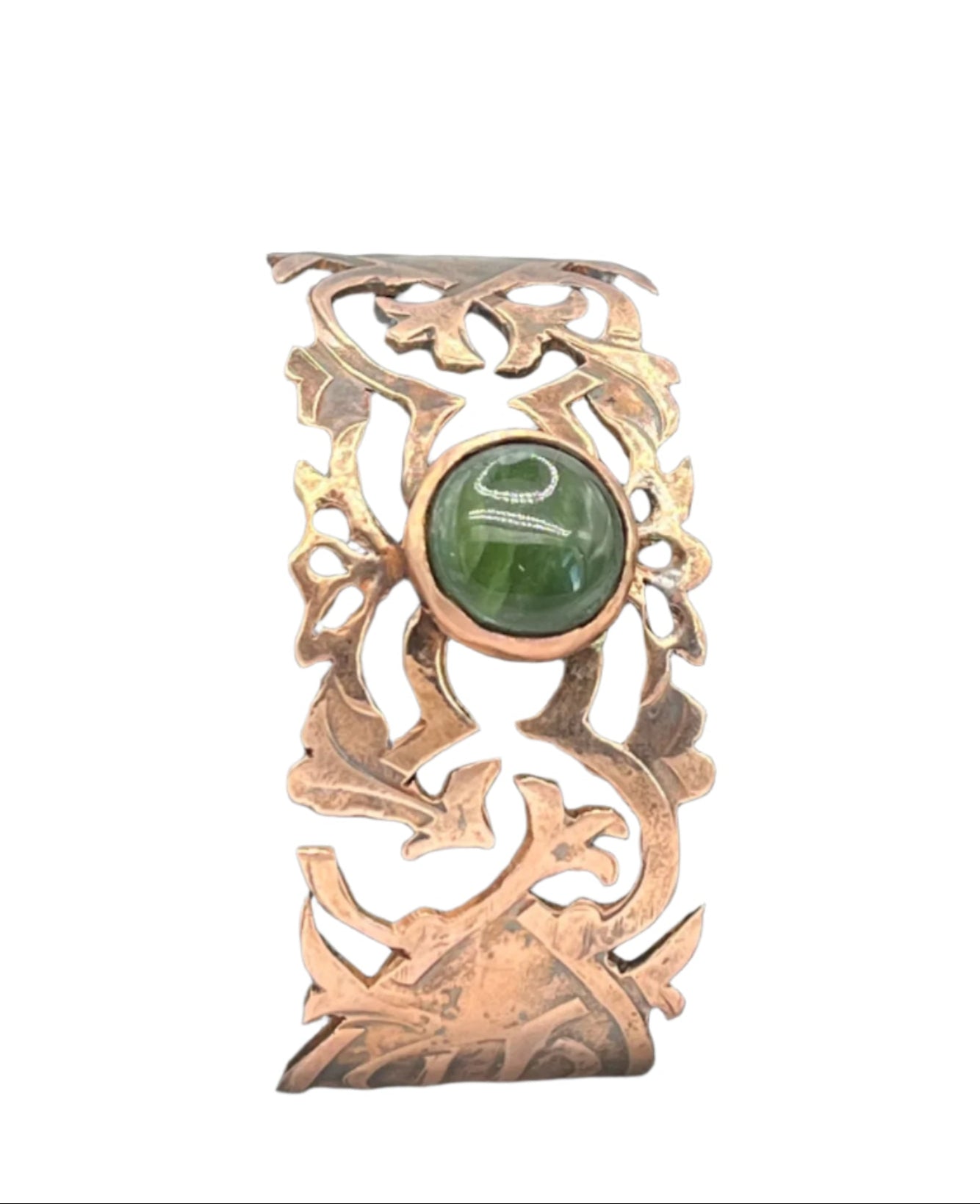 "New Celtic Knot" Pierced Copper Cuff