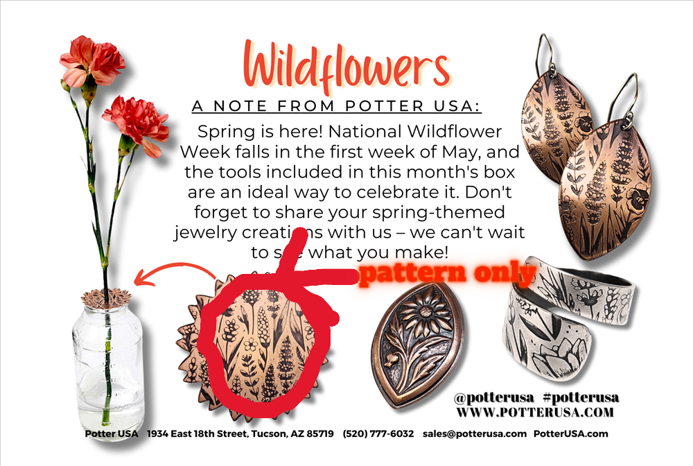 Pattern Plate Wildflowers Box May 2024