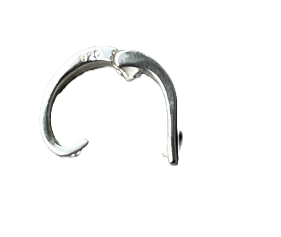 Small Sterling Silver Pearl Enhancer