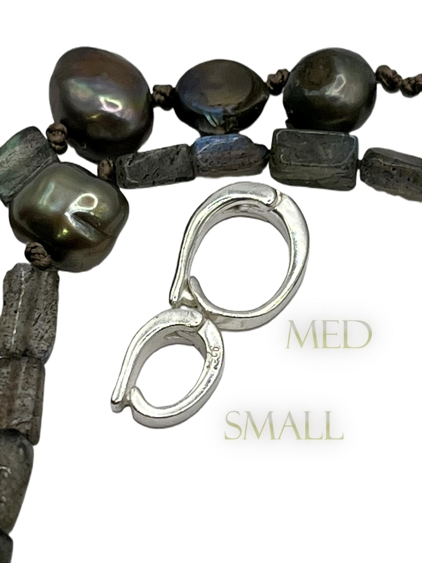 Small Sterling Silver Pearl Enhancer