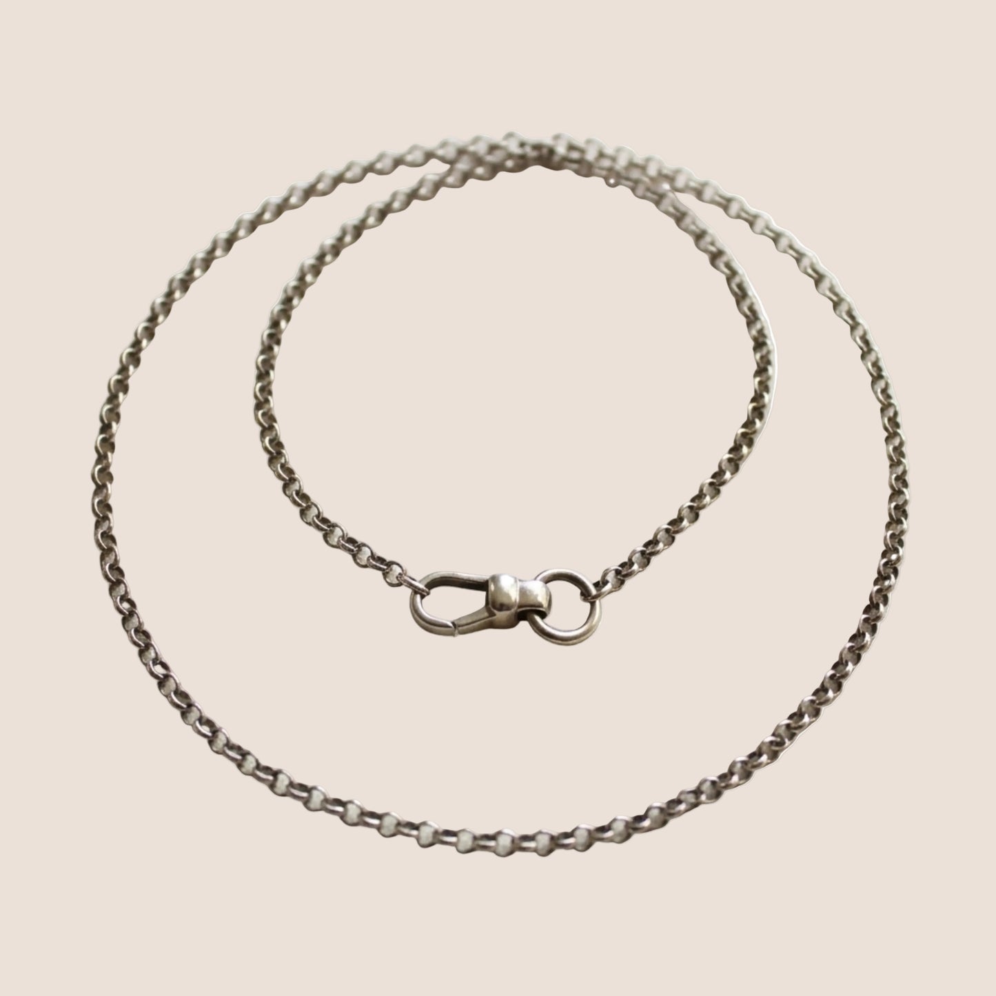3mm 18" sterling rolo chain with swivel clasp