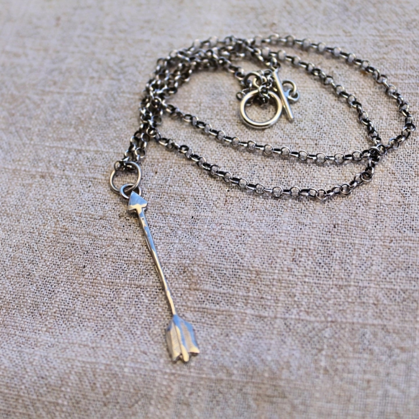 Silver Arrow Charm