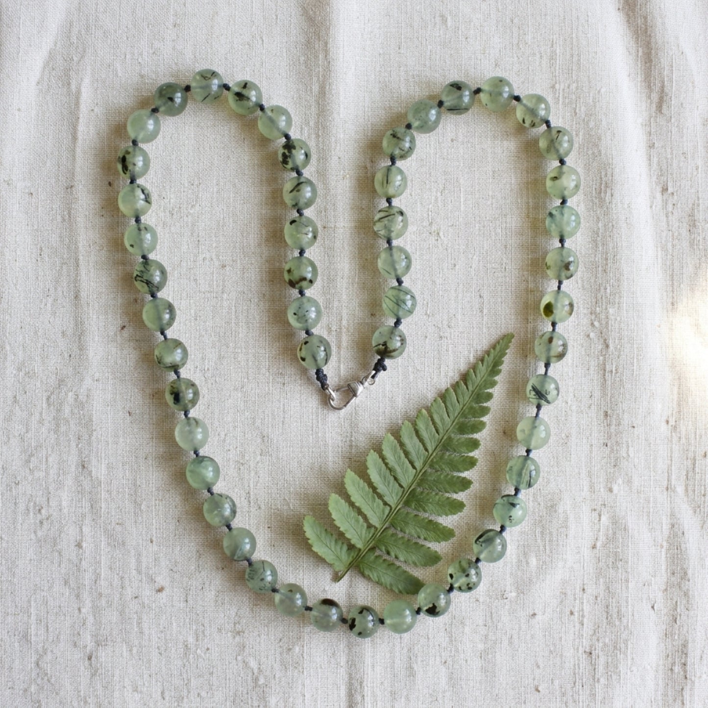 Silver Leaf Charm