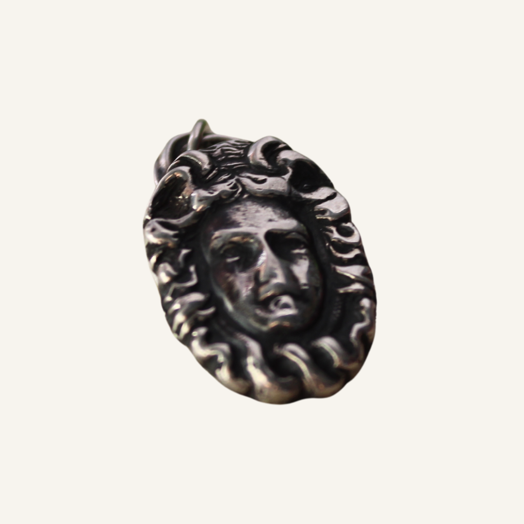 Sterling Medusa Pendant